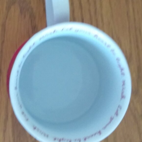 Starbucks Rosanna Red Tree Birds Wish Let Your Heart Be Light Coffee Mug Cup - Picture 3 of 8